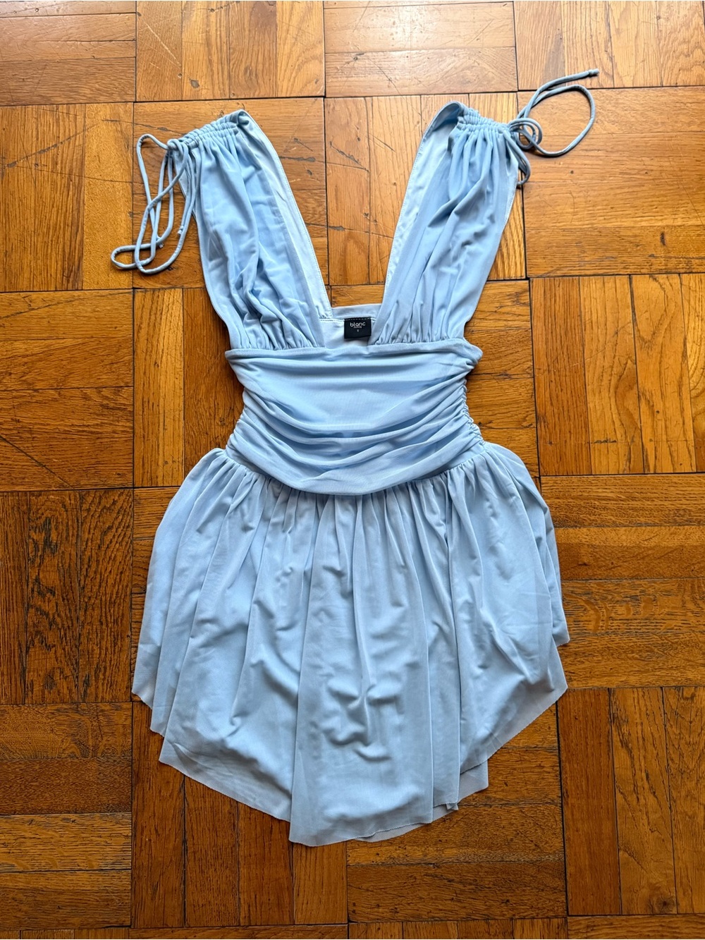 Blue fairy mini dress